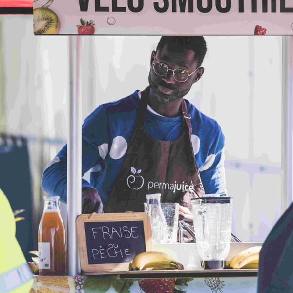 Atelier Vélo Smoothie animé par la société PermaJuice