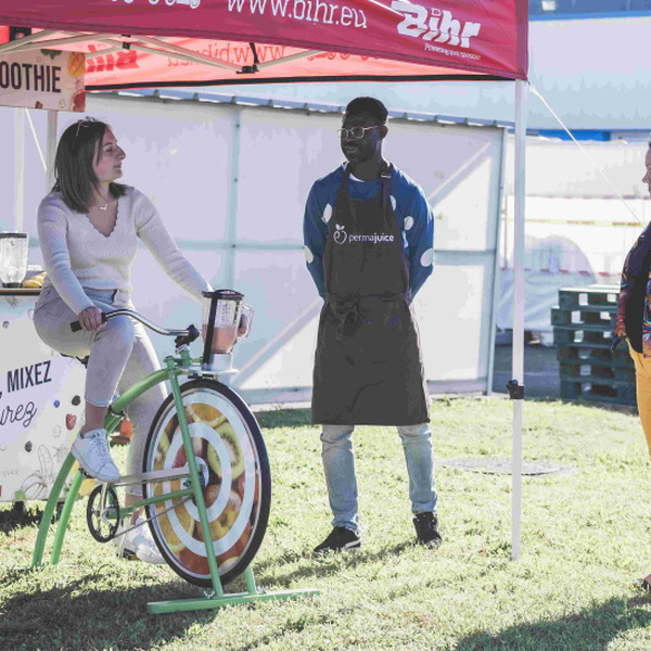 Atelier Vélo Smoothie animé par la société PermaJuice