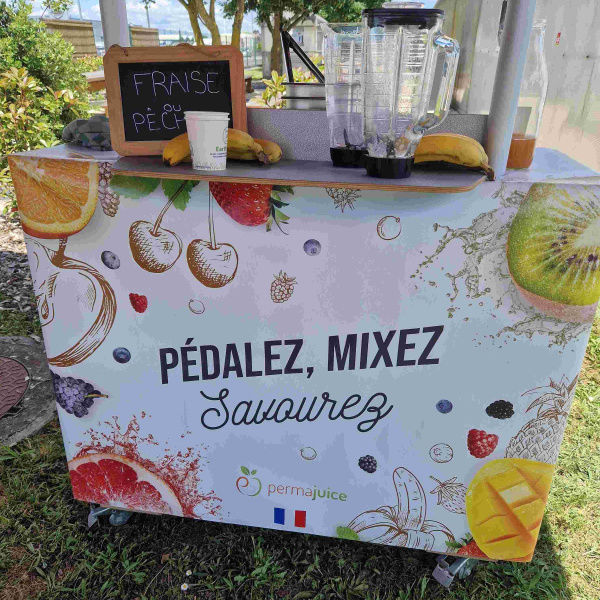 Atelier Vélo Smoothie animé par la société PermaJuice