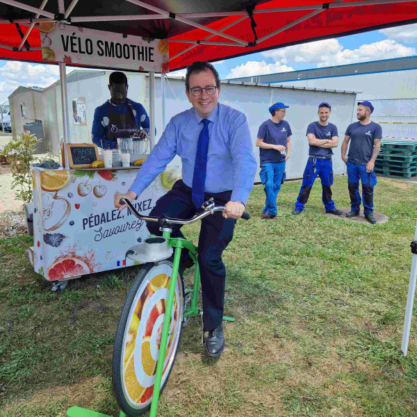 Atelier Vélo Smoothie animé par la société PermaJuice