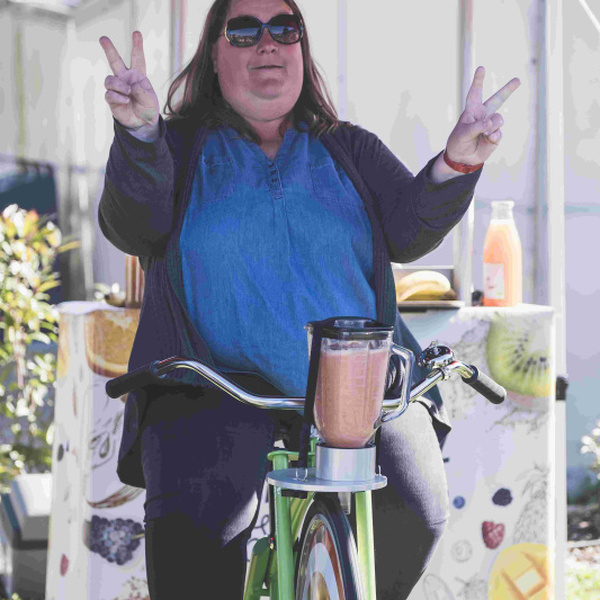 Atelier Vélo Smoothie animé par la société PermaJuice