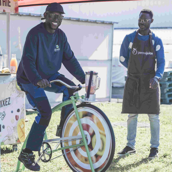 Atelier Vélo Smoothie animé par la société PermaJuice