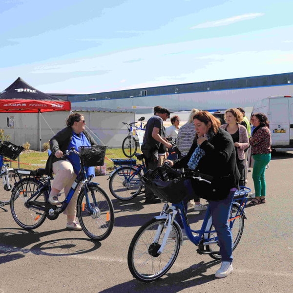 Atelier test d'un vélo à assistance électrique avec la CCT