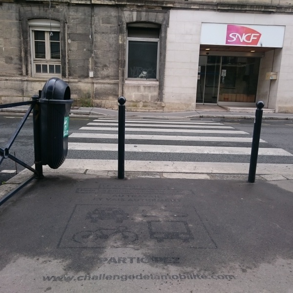 Les clay tags dans les différentes rues de Bordeaux