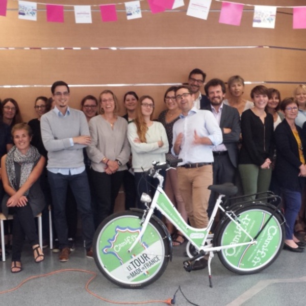 Les participants Camif-Matelsom à la 1ère édition du challenge de la mobilité 2016. Bravo & Merci !