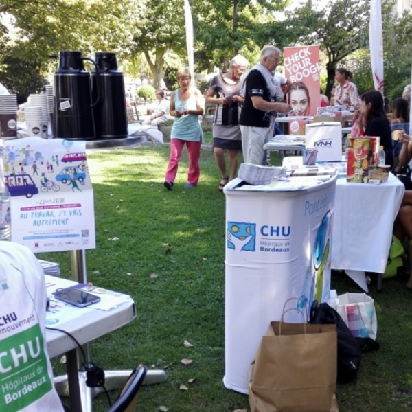 Animations mobilité au groupe hospitalier Pellegrin