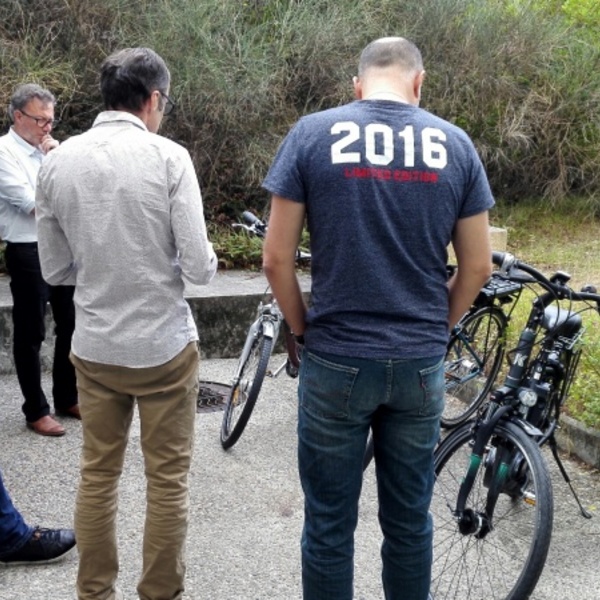 Stand vélos à la Direction Générale