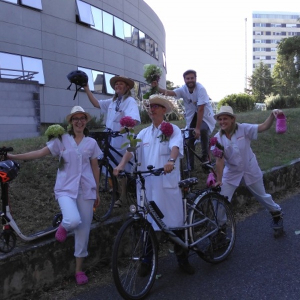 Concours photo mobilités insolites - Equipe du pédiatrique