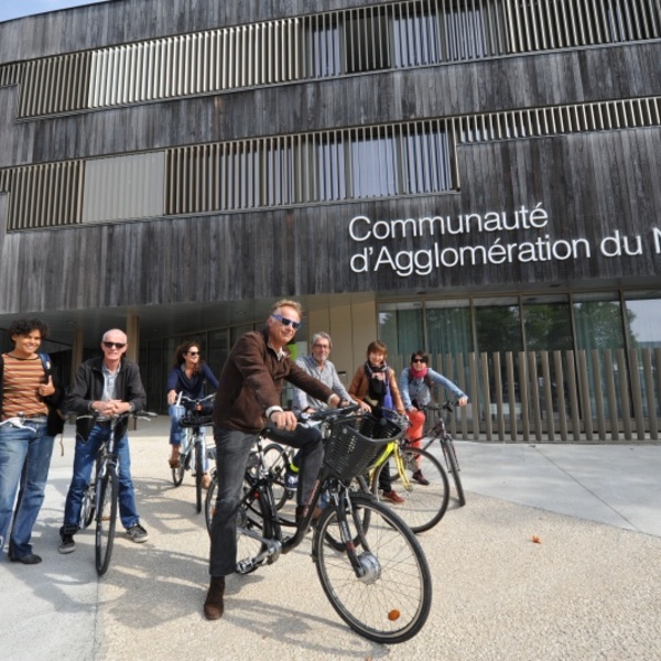 Les agents cyclistes de la Communauté d'agglomération du Niortais - B. Derbord