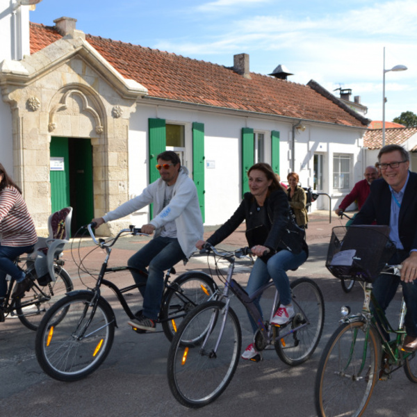 Les participants de la Ville de  Saint-Pierre d'Oléron en vélo