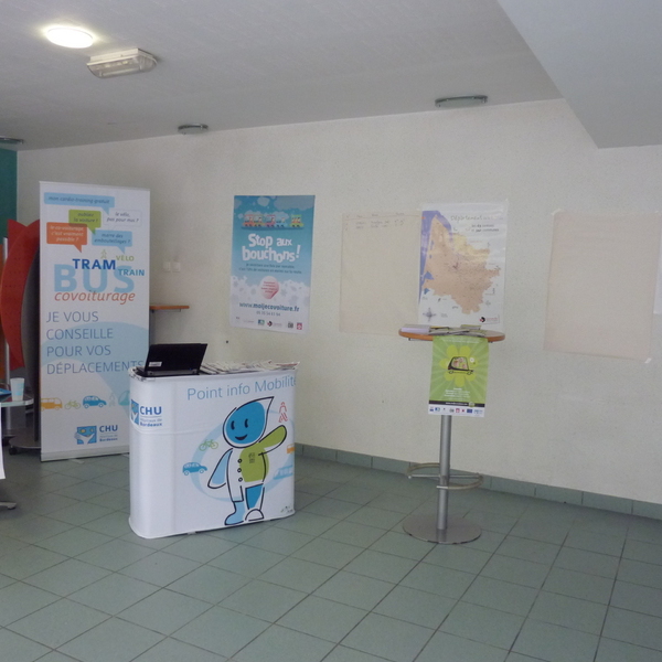 Animations covoiturage et stand mobilité CHU
