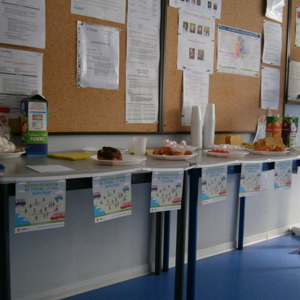 Accueil petit-déjeuner