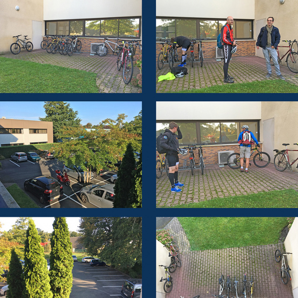 Un parking à vélo surchargé, un parking voiture vide !