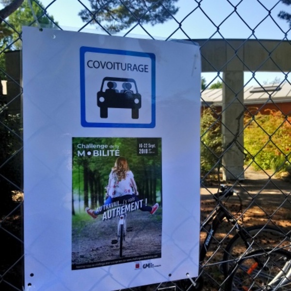 Places réservées "Covoiturage" sur nos parkings