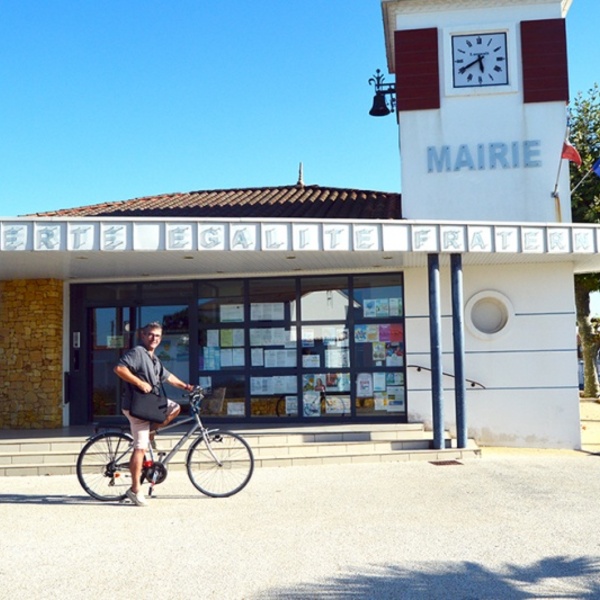 Jean-Francois à vélo