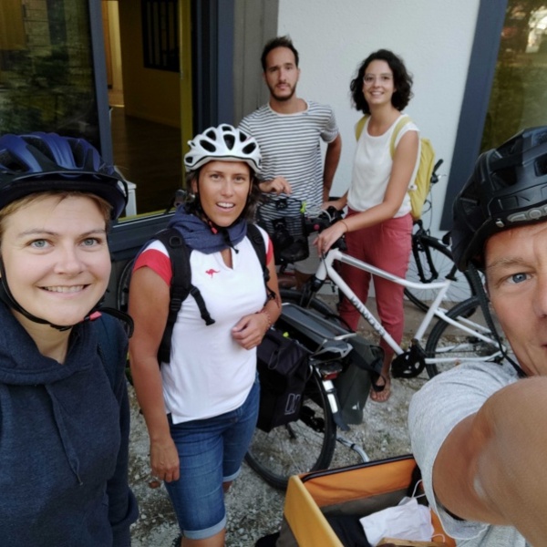 le vélo ensemble c'est tellement plus agréable.