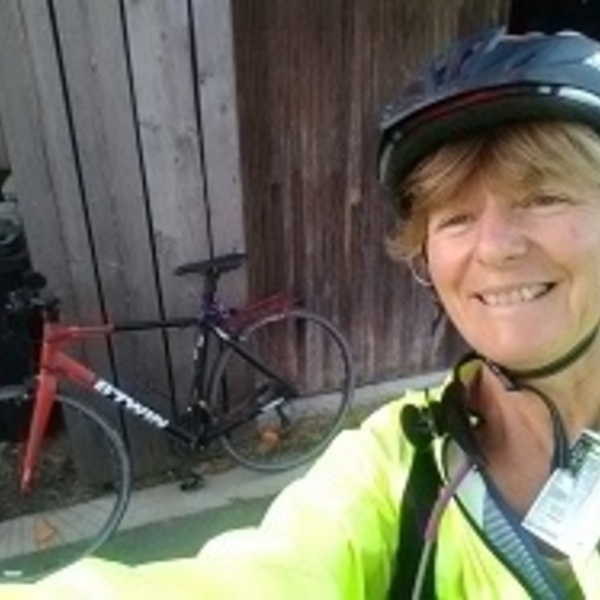 Marielle au départ de La Faute sur Mer, c'est parti pour 9 km