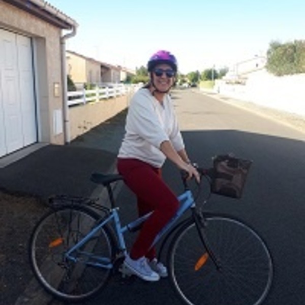 Et voici la preuve en image !! Avec le casque bien sûr : la sécurité avant tout.