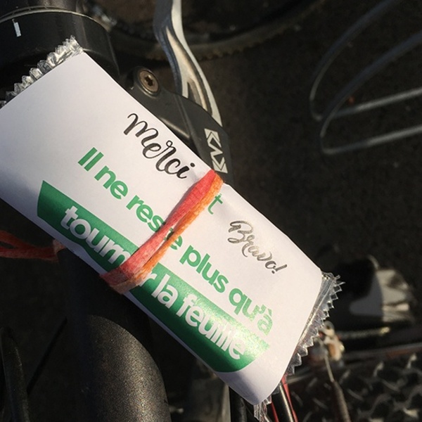Cadeau pour chaque cycliste avec une barre de céréales Brennos made in Bidart
